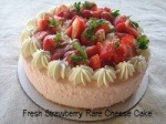 Fresh Strawberry Rare Cheese Cake